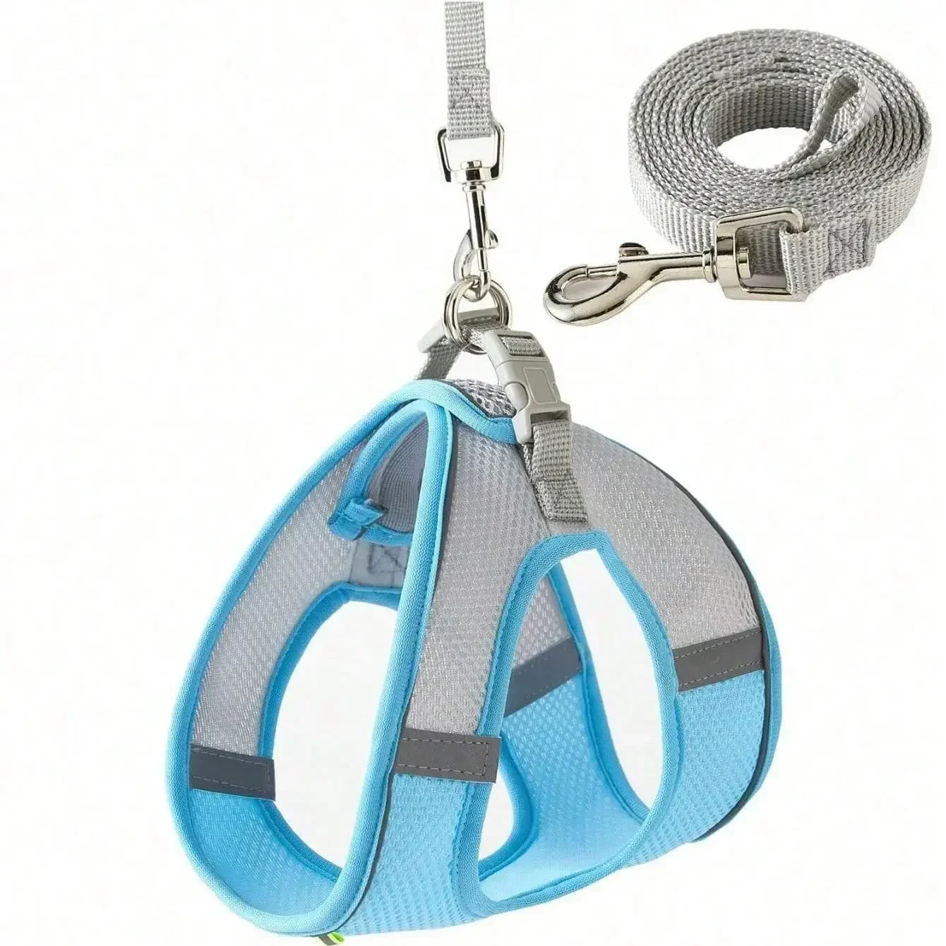 Escape-Proof Dog Harness and Leash Set for Small Dogs Cats Puppy Harness Vest Reflective Kitten Walking Lead Leash Pet Supplies