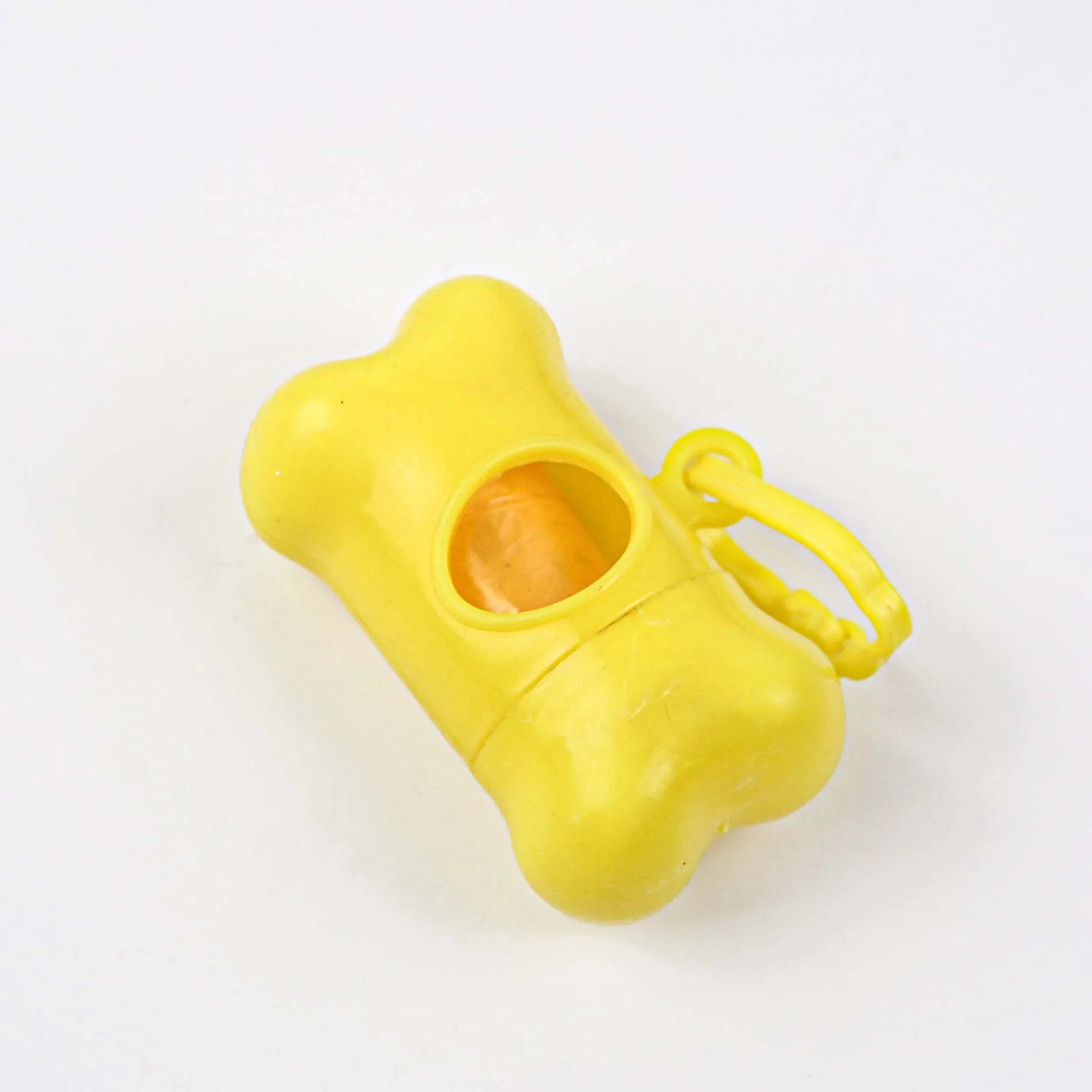 Portable Bone Shaped Dog Waste Bag Holder With  Disposable Pet Garbage Bags For Outdoor Walking Supply