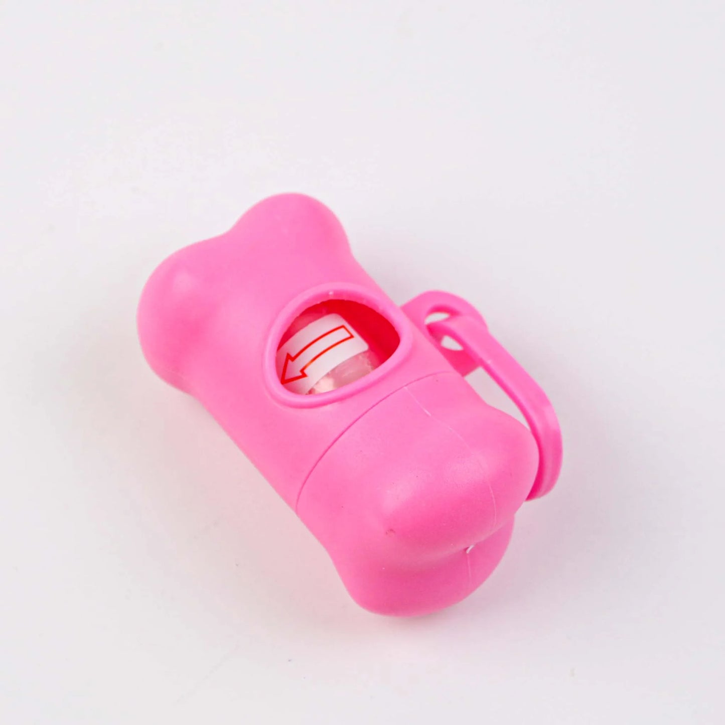 Portable Bone Shaped Dog Waste Bag Holder With  Disposable Pet Garbage Bags For Outdoor Walking Supply